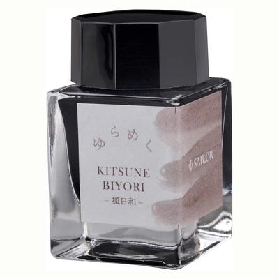 Sailor fountain pen Чернила в бутылочке с перьевой ручкой, мерцающие чернила Kitsune Biyori Краситель KITSUNE BIYORI, 20 мл 13-1529-201
