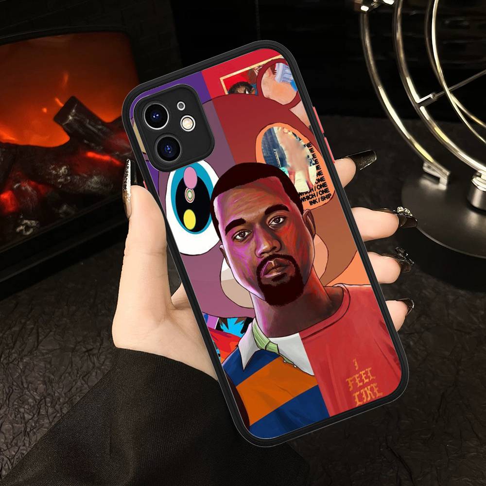 Rapper Kanye West YE For IPhone Air 16 15 14 Plus 13 12 11 Pro Max Matte Cover Jelly Shockproof Phone Case