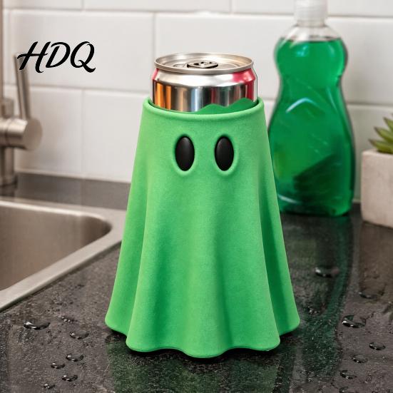 Festive Beverage Insulator Halloween Ghost Can Holder Universal Cooler Sleeve Cute Shaped Party Favors Insulated Drink
