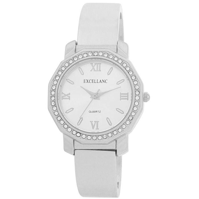 Montre - EXCELLANC - Excellanc (femme) - 33 mm - Quartz japonais PC21 - Bracelet jonc métal argenté