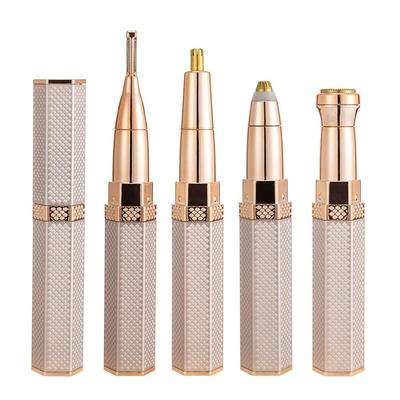 4 в 1 электрическая бритва для бровей, инструмент для макияжа, безболезненный эпилятор для бровей, мини-бритва, бритвы для удаления волос на лице, женский депилятор, USB перезаряжаемый