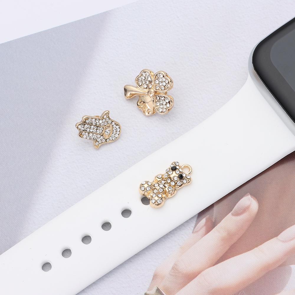 Metal Nails Bracelet Watch Band Ornament Decorative Ring Strap Accessories Wristbelt Charms