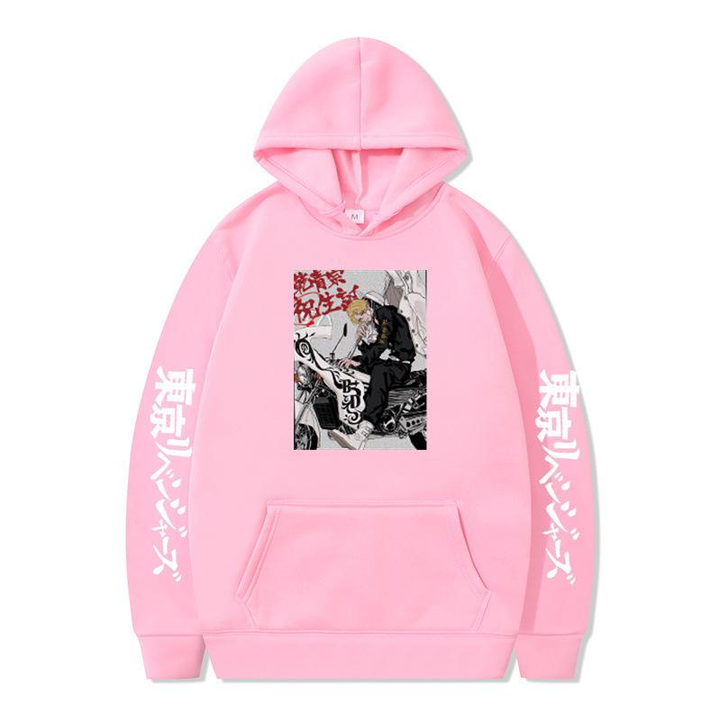 Japanese Swastika Avengers Anime Print Hooded Sweater