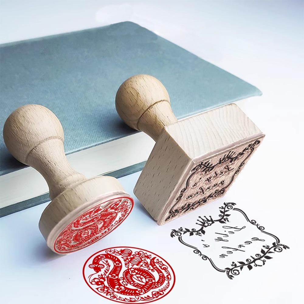 Custom Rubber Stamp Personalized Logo Inking Wedding Seal Return Address Invitation Party Paper Ink Stamp LOGO Customized