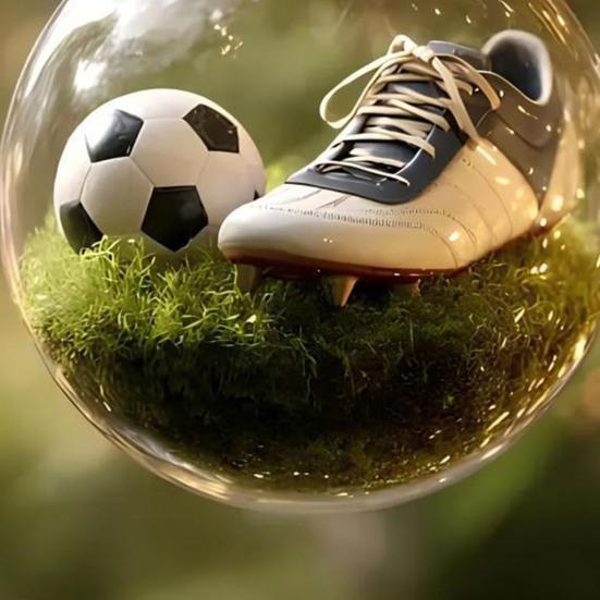 Yousheng Funny 3D Sports Ball Christmas Tree Ornaments Micro Scene Sports Holiday Ornament Clear Ball Hanging Decoration Keepsake Gift for Athletes