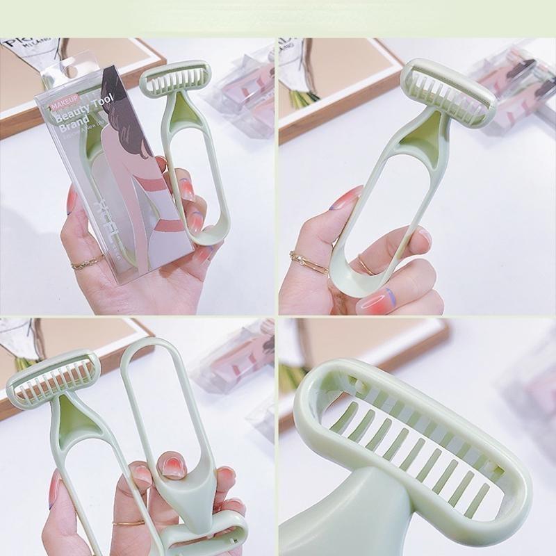 1 шт. Нож для удаления волос на теле, подмышках, ногах, бикини, лезвия для удаления волос, женские, 3 цвета, ручной нож для удаления волос