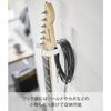 Yamazaki Tower Floating Guitar Hanger (1925) - Wall-Mounted Guitar Hook for Plasterboard Walls, White, 8cm W x 11.5cm D x 14cm H (Includes Drywall Twe