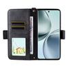 For Realme 14 Pro 5G/Narzo 80 Pro 5G Leather Case Magnetic Closure Wallet Stand Phone Cover with Crossbody Strap