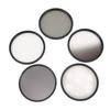 Camera Lens Filter Kit with CPL ND8 Filter 6 Points Star Filter Graduated Gray Filter Macro Filter Dust Proof Anti