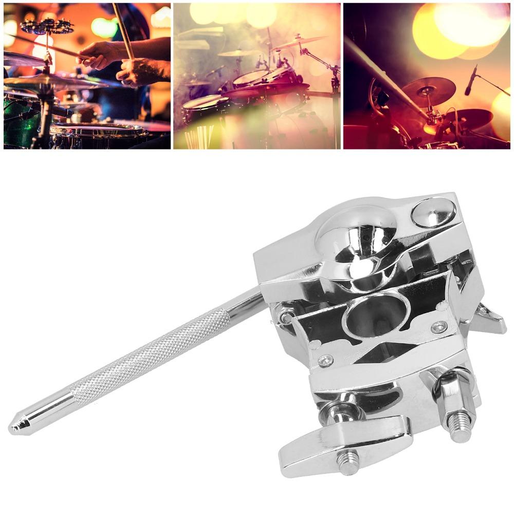 Silver Color Drum Mount Bracket Metal Drum Set Extension Clip Premium Tom Drum Rack Mount  For Drum
