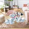 1Pc Dalmatian Puppies Friendship Rug Office Carpet Indoor Outdoor Doormat Nonslip Soft Comfortable Living Christmas Halloween Xmas Gift D924207