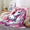 1 шт. одеяло Единорог Hello Kitty Легкий фланелевый плед для дивана кровати путешествий кемпинга гостиной офиса дивана кресла