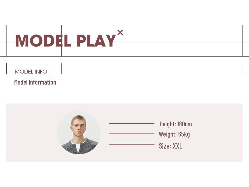 Мужской текстурированный свитер с кабельным узором и круглым вырезом - Трендовый толстый пуловер для осени/зимы, базовая универсальная верхняя одежда
