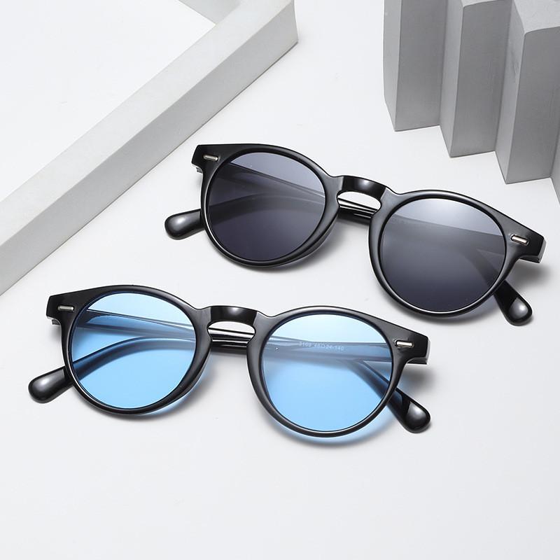 New Arrival Fashion Wind Vintage Retro Transparent Frame Sunglasses Round Sun Glasses Men And Women