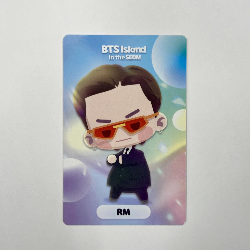 BTS Остров в фотокарточке купона SEOM