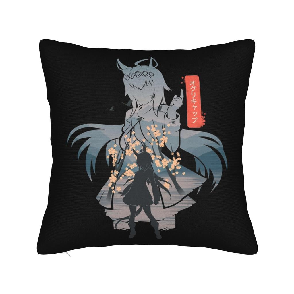 Gold Ship Uma Musume Anime Pillowcase Printing Cushion Cover Decorative Pillow Case Cover Home Square
