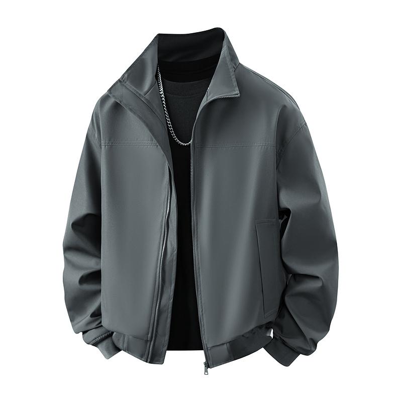 Новая куртка со стойкой воротником, мужская куртка в стиле бейсбол, повседневная куртка, мужская бейсбольная форма, свободный костюм-авиатор для пары, студенческая куртка