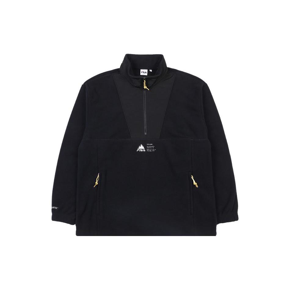 FILA Jackets Men's Black Stand Collar Moderate FS2FTC4E01X-BLK
