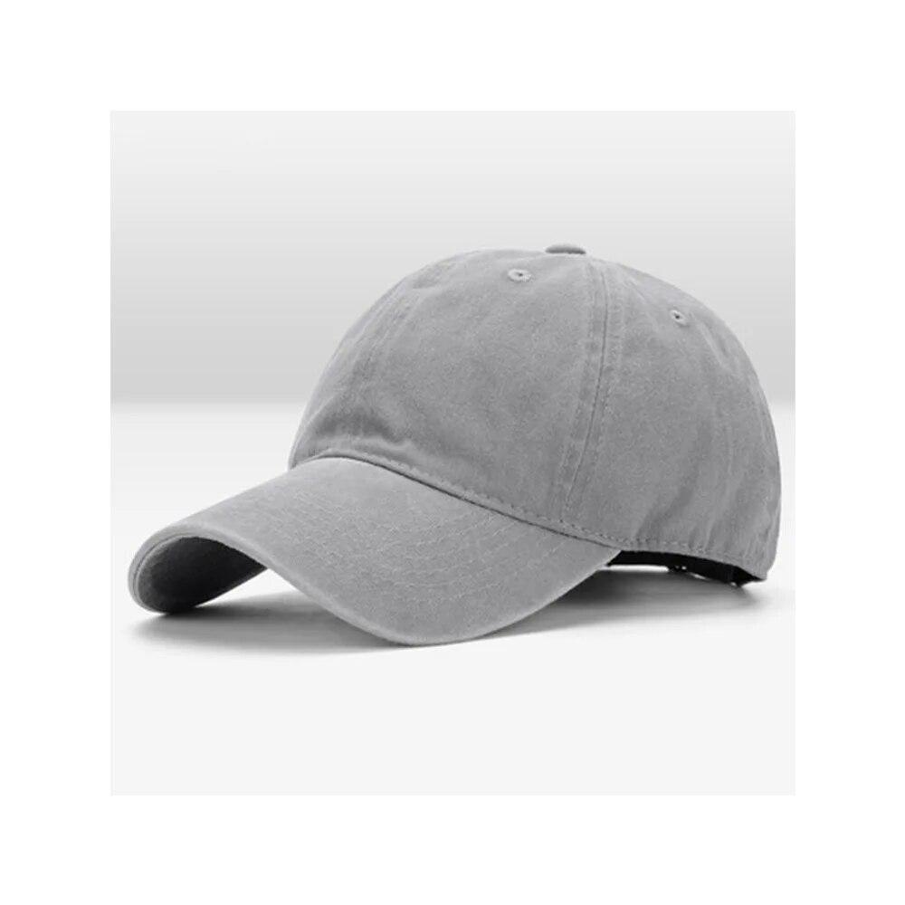 High Quality Red Washed Denim Hat For Men Women Snapback Hip Hop Caps Outdoor Sports Plain Summer Baseball Cap Casquette