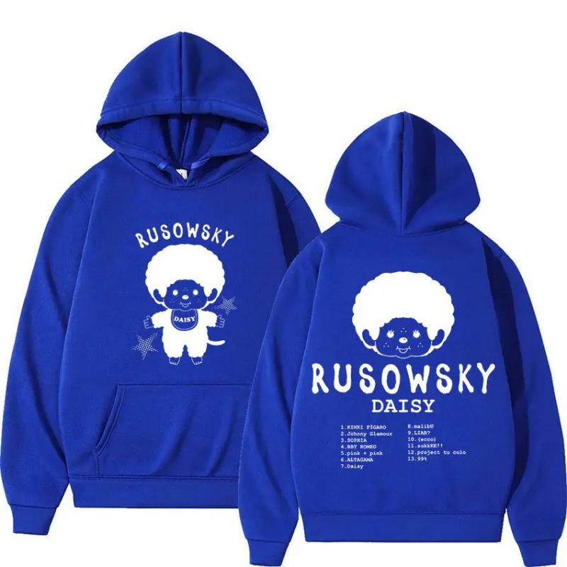 Худи с графическим принтом Rapper Rusowsky Daisy Tour Me