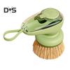Large Soap Dispensing Dish Brush Ergonomic Handle Soap Dispensing Dish Scrubbing Tool Kitchen Cleaning Tool