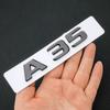 3D ABS Glossy Black A35 A45 C63 A180 S Logo Letters Badge Car Sticker Trunk Emblem For Mercedes Benz AMG W205 W177 W176 C205 AV1