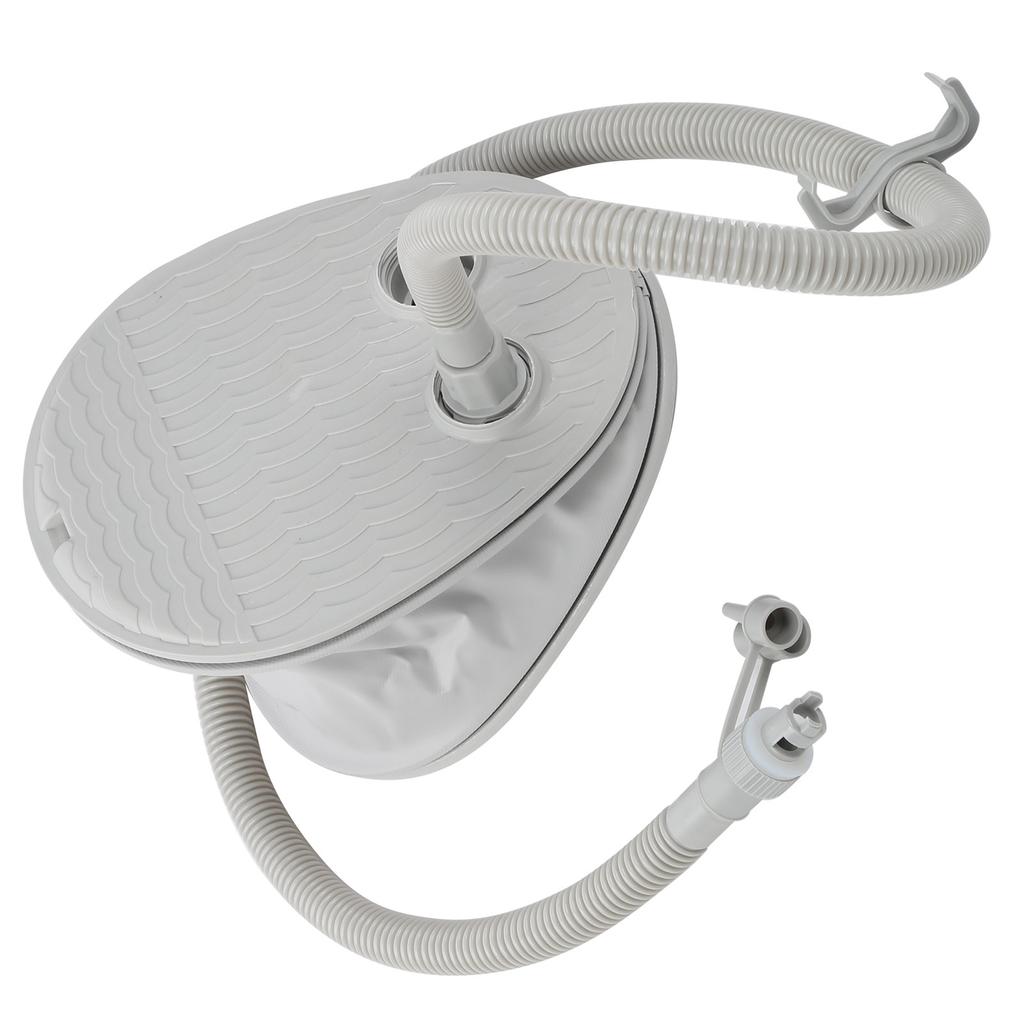 XL Foot Air Pump Portable Inflator with 3 Size Connection Nozzles for Inflatable Boats