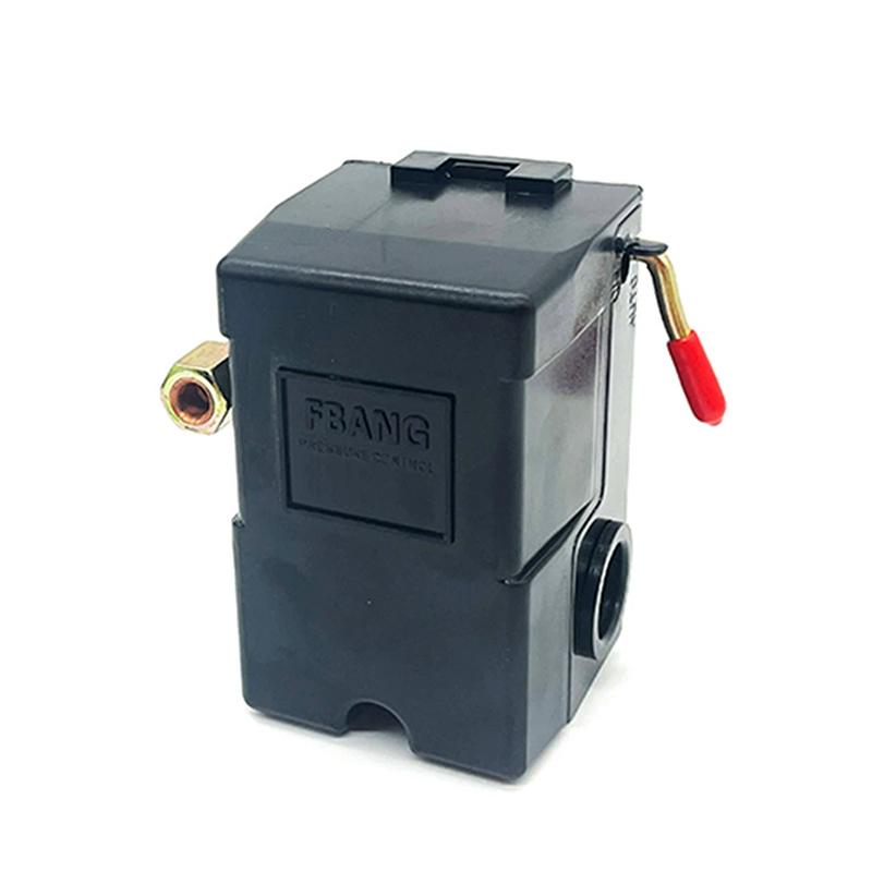 4 Ports 95-120 Psi Air Compressor Pressure Switch 16-20A Safe Air Compressor Shut Off Switch Air Compressor Replacement Parts