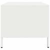 White Coffee Table 101.5 x 50 x 43.5 cm Cold Rolled Steel
