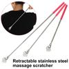 Itch Hackle Massager Kit Back Scraper Back Massager Telescopic Scratching Back Scratcher