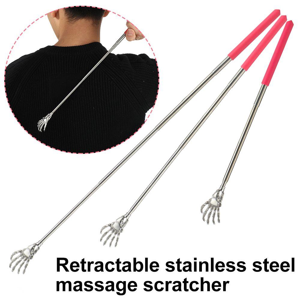 Itch Hackle Massager Kit Back Scraper Back Massager Telescopic Scratching Back Scratcher