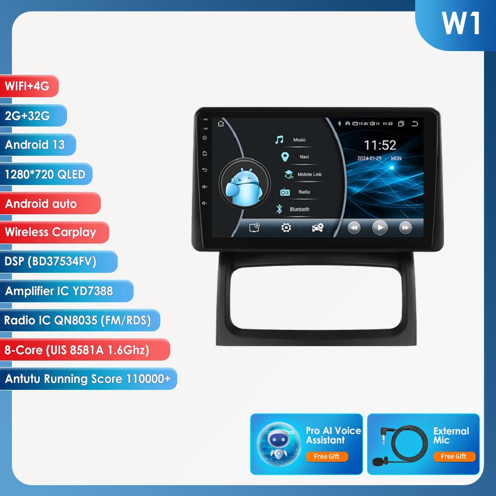 Hizpo Android 13 Автомобильное радио для Renault Clio 2 2000-2012 беспроводной CarPlay Android Auto 2din автомобильный интеллектуальный экран Bluetooth Автомагнитола DVR Cam RDS FM