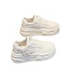Leather Little White Shoes Women's Spring 2024 New Muffin Thick Sole Heightening Sports Versatile Casual Board Shoes