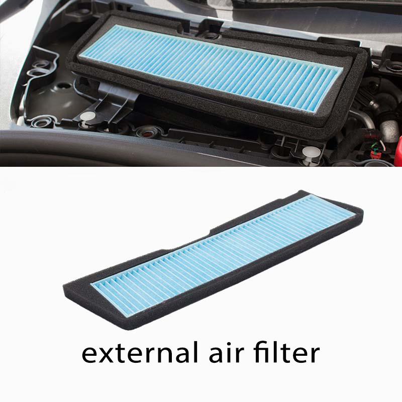 Крышка впускного воздушного фильтра автомобиля для Tesla Model 3 2021 2022, крышка из выдувной ткани, впускная крышка, вентиляционная накладка, защита от пыли