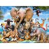Diamond Painting Round Animal Home Decoration Mosaic Elephant Embroidery Giraffe Diamond Art Full Drill