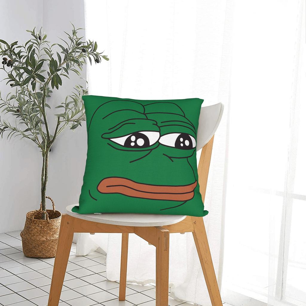 Pepe The Frog Pillow Case Design Pillow Cover For Living Room Sofa Novelty Pillowcases