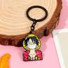 ONE PIECE Классический Аниме Металлический Брелок Обезьяна Д. Унисекс брелоки для ключей с мотивом мотоцикла и машины Луффи, подарки