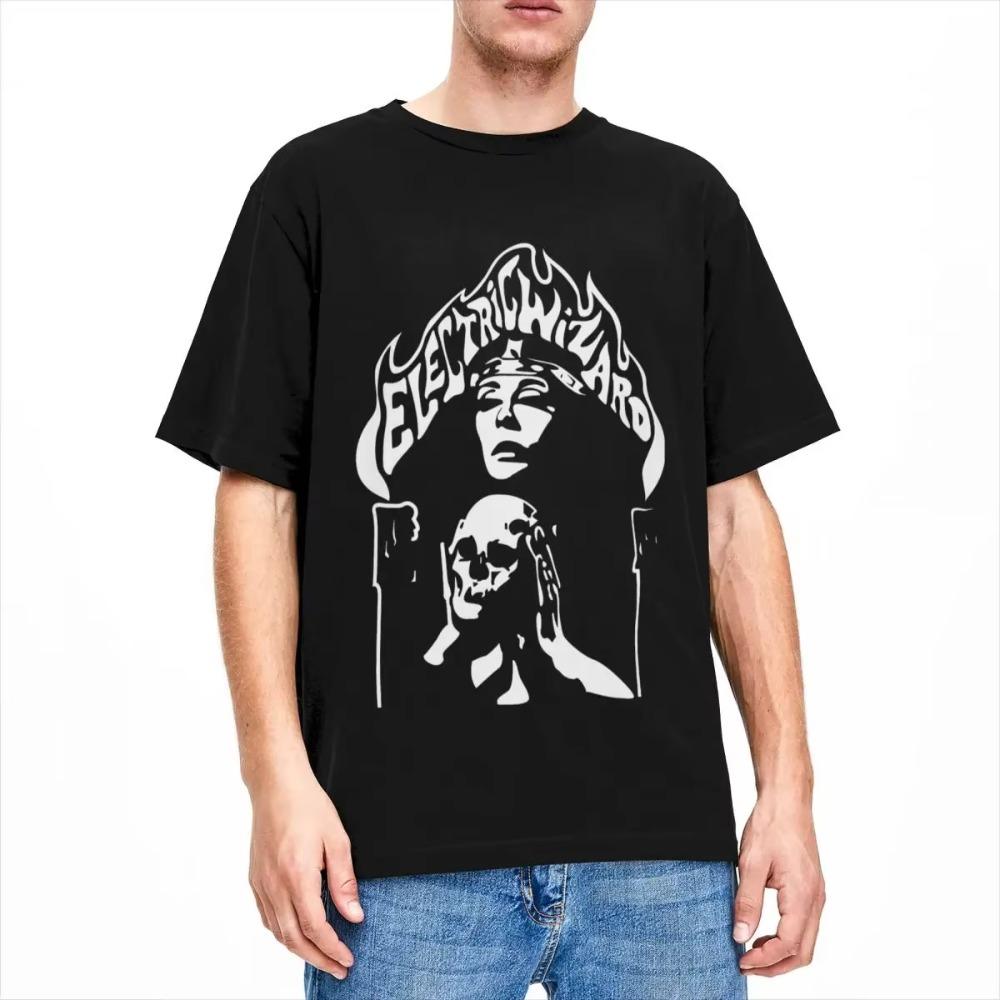 Electric Wizard T Shirts Merch Men Women Crazy Tees Short Sleeve Tops Unique