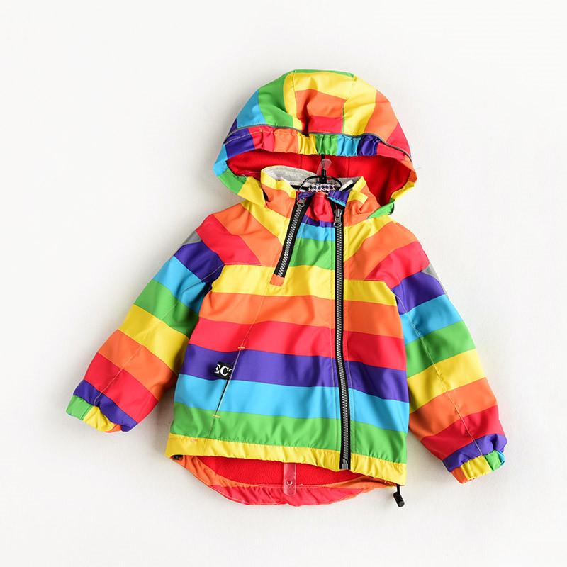 Children's Velvet Ski Jacket – Windproof, Hooded Fleece for Spring & Autumn, Trendy Design for Kids