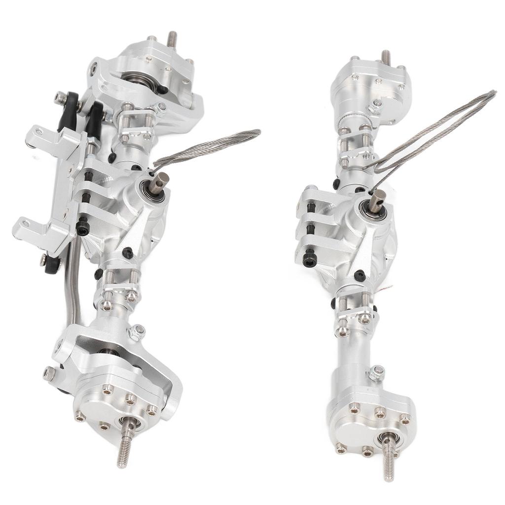 Комплект передних и задних мостов RC Portal с педальным сервоприводом из алюминиевого сплава для Axial SCX10 I II III AXI03007