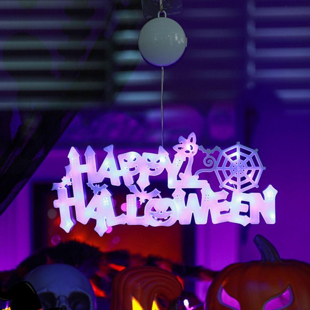 Front Door Halloween Doorplate Lights Lighting Doorplate Hanging Pendant Bar Decor