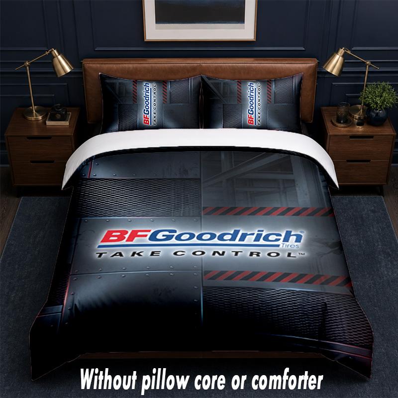BFGoodrich Design Bed Bedding Set 1 Duvet Cover + 2 Pillowcases Soft Breathable Household Bed Linens