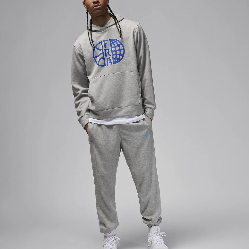 Jordan France Practice Loose Fit Hooded Long Sleeve Pullover Sweatshirt Men Sweatshirt Dark-Gray Old-Royal FQ0419-063