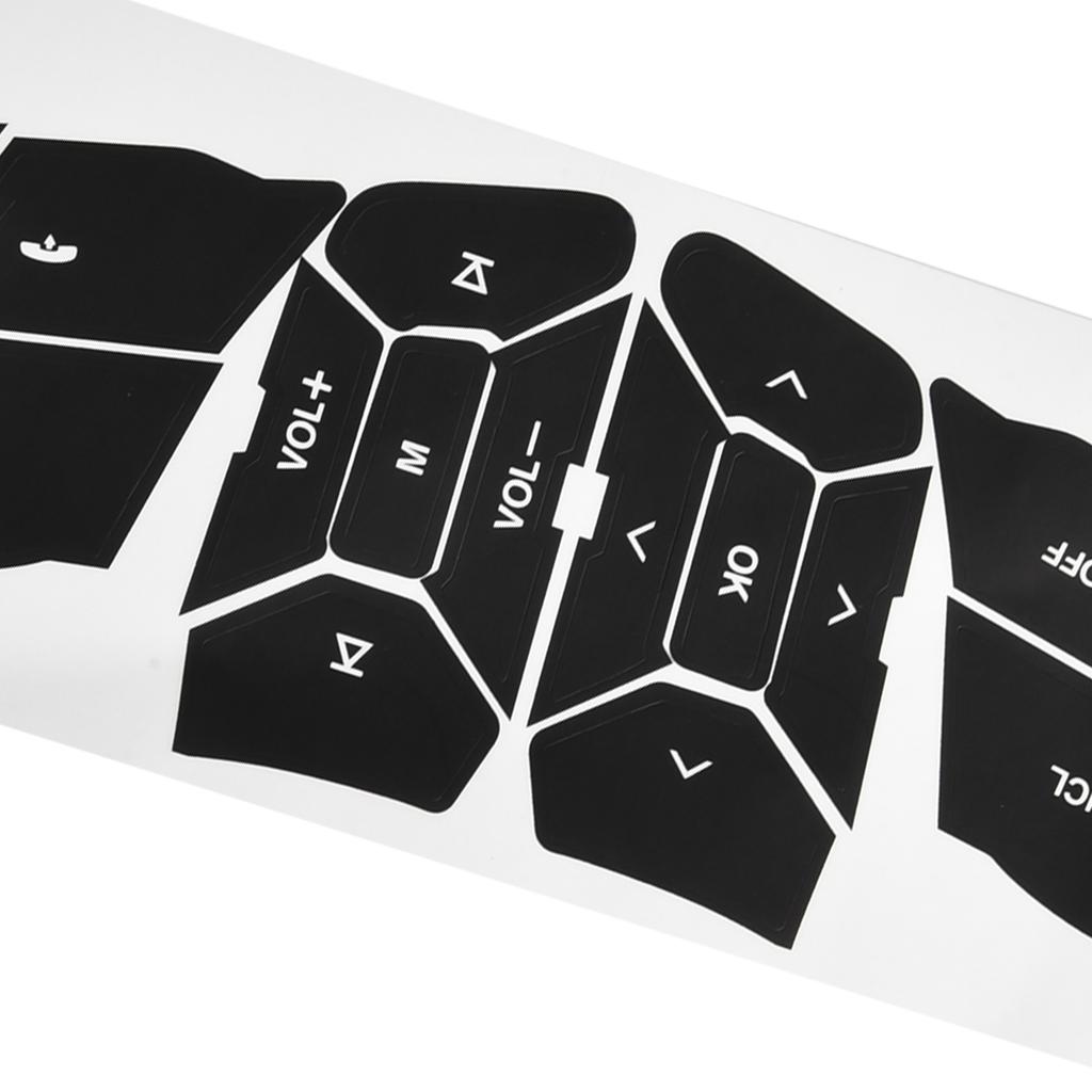 Наклейка для ремонта кнопок управления на руле для FORD для MUSTANG 2015-2018 GEN НАКЛЕЙКИ-СТИКЕРЫ ДЛЯ РЕМОНТА КНОПОК РУЛЯ