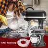 Щиток для заливки KitchenAid 4.5-5QT, большой угловой резервуар для заливки, прозрачный пищевой пластик