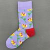 Женские носки унисекс из чесаного хлопка Happy Socks Вишня Клубника