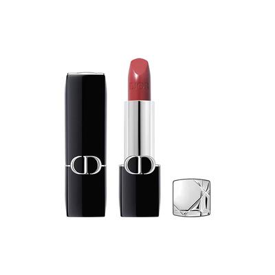 Помада Rouge Dior 720 Icone Сатиновый финиш Увлажняющая помада 1,5 г - Розово-коричнево-красный Стойкий макияж губ