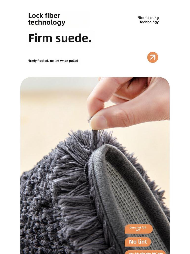 Plush Absorbent Non-Slip Bathroom Floor Mat