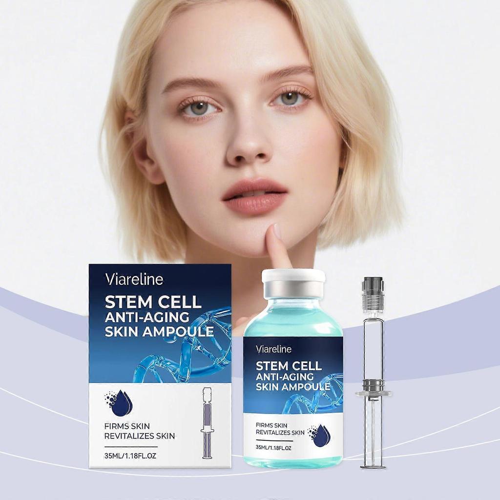 Stem Cell Anti-Aging Serum - Advanced Plant-Cell Extract Facial Serum - Firming and Hydrating Essence for a Youthful Glow, Supports Skin Barrier & Smo