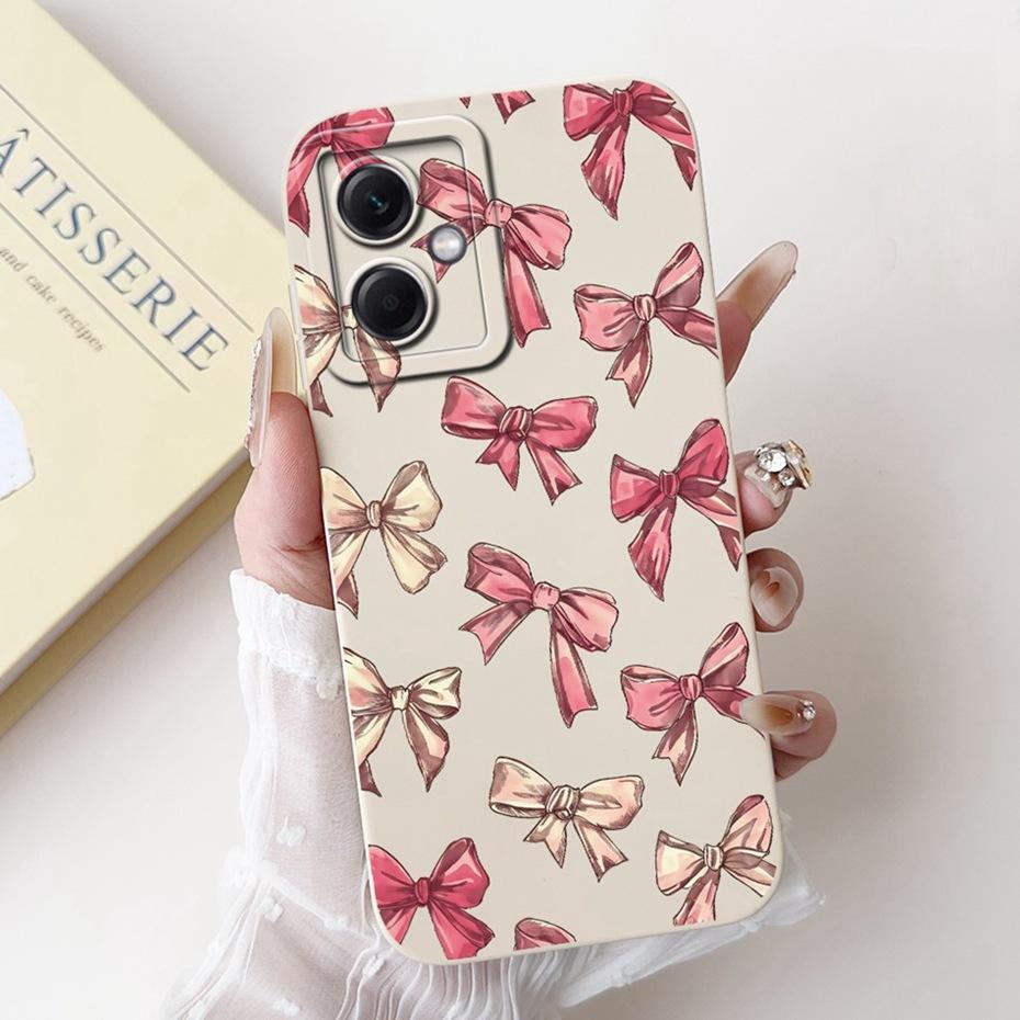 Beautiful Floral Phone Case For Xiaomi Redmi Note 12 5G Soft Silicone Shockproof Cases For Redmi Note 12 Pro Note12 5G Bumpers